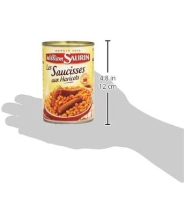 William Saurin White Beans Sausage 420 g - Pack of 6 - Buy Online on GoSupps.com