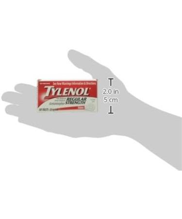Tylenol Regular Strength Tablets - Acetaminophen Pain Relief 100 ct - Buy Online on GoSupps.com