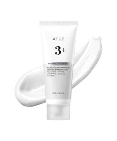COSMAX INC ANUA 3 Ceramide Panthenol Moisture Barrier Cream Moisturizing Face Cream For Normal Skin 100 ml 338 Fl Oz