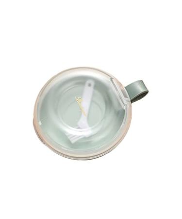 Orthodontic bracket portable partial prosthesis storage container false teeth invisible braces for suitcases organizer with cleaning brush denture storage container green
