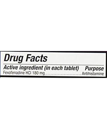 Allegra Adult 24-Hour Allergy Tablets 180mg (70 Tablets) - Fast Relief for Allergies | JaQle - Buy Online on GoSupps.com