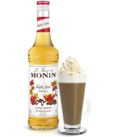MONIN Premium Maple Spice Syrup 700ml - Vegan-Friendly & Allergen-Free | 100% Natural Flavours for Coffee & Cocktails - Buy Online on GoSupps.com