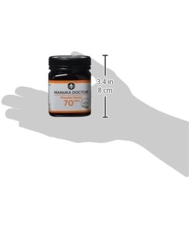 Manuka Doctor 70 MGO Manuka Honey 250 g - Buy Online on GoSupps.com