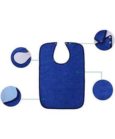 Adult Terry Cloth Bibs for Eating Washable ReusableWaterproof Clothing Protector for Elderly Patient - Buy Online on GoSupps.com