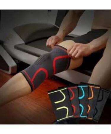 Unisex Professional Compression Knee Brace for Pain Relief & Support - Ideal for Fitness Running Cycling & Lifting - Buy Online on GoSupps.com