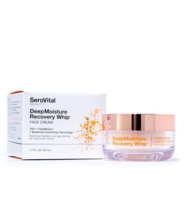 SeroVital Beauty™ DeepMoisture Recovery Whip™ – Age Defense – Face Moisturizer for Women – Anti Aging Cream – Supports Skin Barrier – Moisturizing Anti Wrinkle Formula – Ceramides – Probiotics
