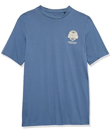 adidas Originals Kids' Graphic Tee X-Small Wonder Steel