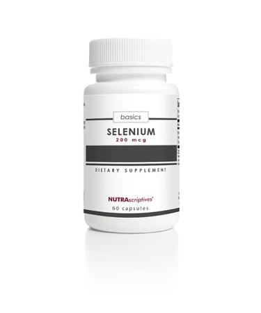 NUTRAscriptives Selenium Dietary Supplement 200 mcg - 60 Capsules