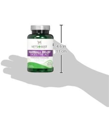 Vet's Best Cat Hairball Relief Digestive Aid 60 Chewable Tablets 3 Pack - Buy Online on GoSupps.com