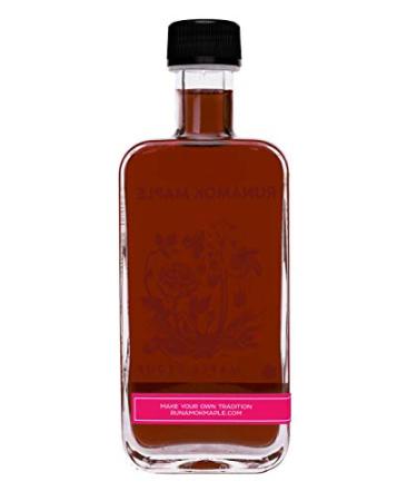 Runamok Maple Strawberry Rose Infused Maple Syrup - Gluten Free Vermont Sweetener for Pancakes & Cocktails (8.45 Fl Oz) - Buy Online on GoSupps.com