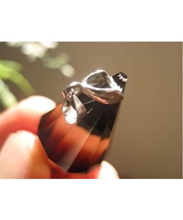 A14g Natural Smoky Quartz Crystal 2X12 Sided Wand Pendant ningxiao - Buy Online on GoSupps.com
