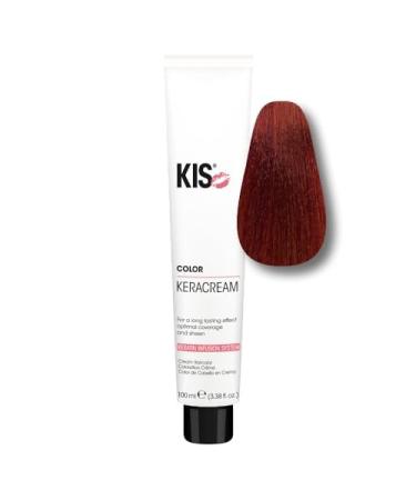 KIS KeraCream Color permanent hair color cream 100 ml 5RK high coverage intensive hair color keratin infusion animalfriendly and sustainable
