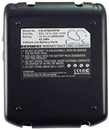 3000mAh Replacement Battery for Hitachi Tools - Compatible with 329083 329877 BSL1415 BSL1430 & More | International Shipping Available - Buy Online on GoSupps.com
