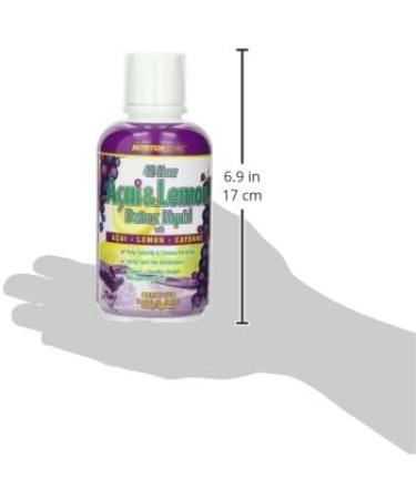 Nutrition Works Acai & Lemon 48 Hour Detox - 16oz Bottle - Buy Online on GoSupps.com