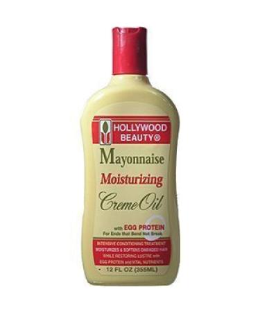 Hollywood Beauty Mayonnaise Moisturizing Cream Oil with Egg Protein 12 oz - Pack of 3 - Buy Online on GoSupps.com