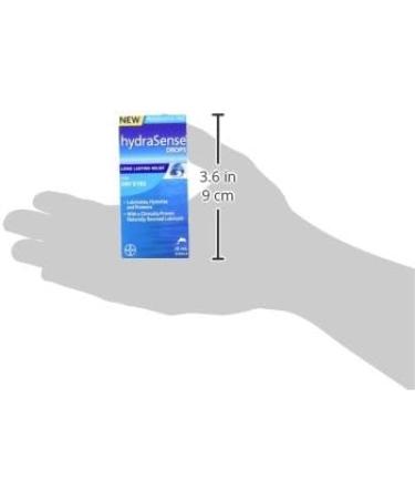 hydraSense Eye Drops For Dry Eyes Fast and Long-Lasting Relief Preservative Free Naturally Sourced Lubricant 10 mL - Buy Online on GoSupps.com