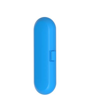 Electrical toothbrushes etui electrical toothbrush box series plastic replacement etui business trips electrical toothbrushes travel box for work vacation (blue)