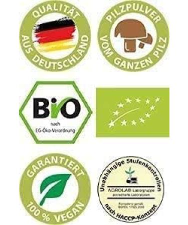 Buy MycoVital Organic Reishi Mushroom Powder Capsules - 93 x 400mg - 100% Vegan No Additives - German Cultivation - International Shipping Available - Buy Online on GoSupps.com