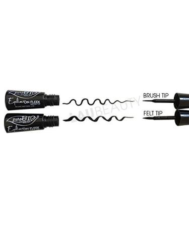 PuroBio On Fleek Felt Tip Eyeliner - Black 3ml | Long-Lasting Easy Application | Shop Internationally - Buy Online on GoSupps.com