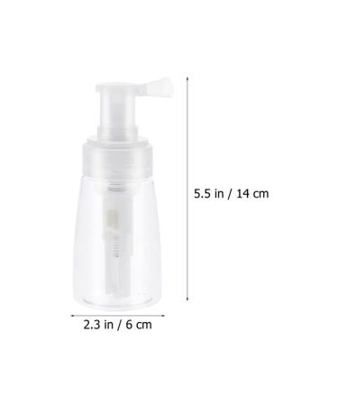 DOITOOL 2PCS Clear Plastic Spray Bottles for Baby Powder - Refillable Travel Cosmetics Container - Buy Online on GoSupps.com