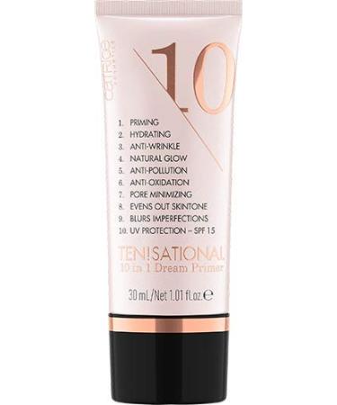 Catrice Ten! Sational 10 in 1 Dream Primer - Anti-Aging Moisturizing Vegan Formula for Dry Skin | SPF 15 UVA & UVB Protection - 3x30ml Pack - Buy Online on GoSupps.com
