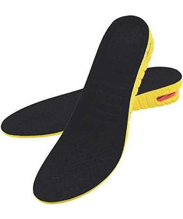 Kalevel 2 Layer Height Increase Insoles 2 Inch - Men Black, Size 7-10 | Shoe Lifts Insert for Taller Height Elevation and Comfort - Buy Online on GoSupps.com