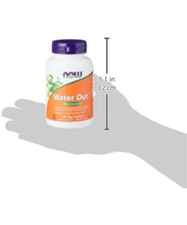 NOW Water-Out 100 Tablets - Natural Diuretic for Bloating and Water Retention - Buy Online on GoSupps.com