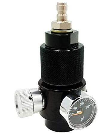 Vavoger Paintball PCP Airsoft CO2 Tank Cylinder Regulator & Adapter DIY Kit Adjustable Range 0200psi