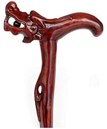 Wooden Walking Sticks Old man's cane Elderly crutches Wood carving faucet Faucet wooden pole Elderly walker T-shaped walking stick One-legged walking stick Lightweight walking stick Elderly supplies M - Buy Online on GoSupps.com
