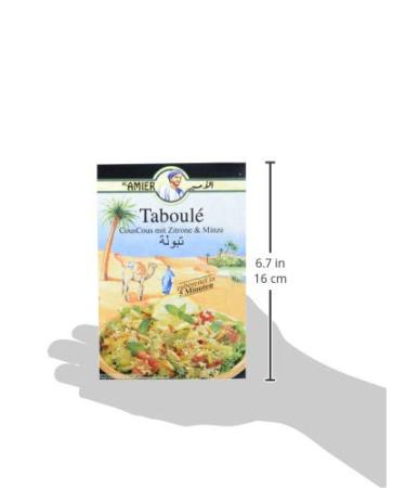 Al Amier Tabbouleh & Couscous Salad Mix - Pack of 6 (6 x 185g) | Authentic Mediterranean Flavor for International Shipping - Buy Online on GoSupps.com