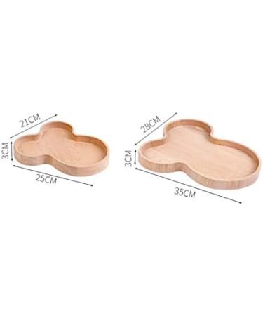 Fruit Bowl Wooden Serving Plates Tea Cup Saucer Trays Fruit Plate Storage Pallet Plate Decoration Plate Meal Kitchen Tools Fruit Dish (Color : M) - Buy Online on GoSupps.com