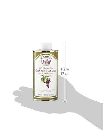 La Tourangelle Grapeseed Oil 16.9 fl oz - High Heat Neutral Cooking Oil & Cast Iron Seasoning - Skin, Hair & Beauty Recipes - Pack of 1 - Buy Online on GoSupps.com