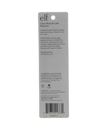 E.L.F. Clear Brow & Lash Mascara - 0.084 fl oz | Buy Online - Buy Online on GoSupps.com