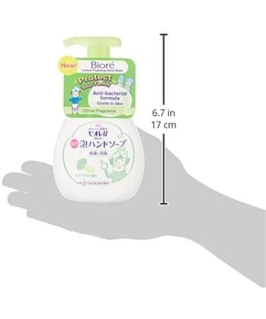 Kao Biore U Foam Hand Soap - Citrus Scent 250ml | International Shipping Available - Buy Online on GoSupps.com
