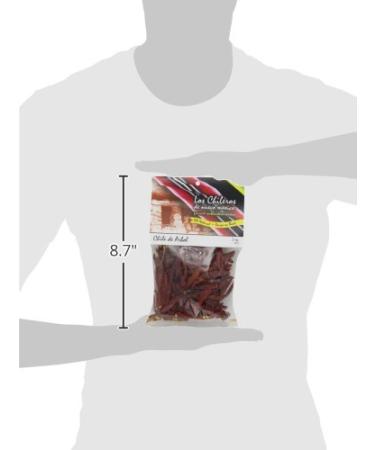 Los Chileros Whole Chile De Arbol - 2oz | Spicy Mexican Chile Peppers - Buy Online on GoSupps.com