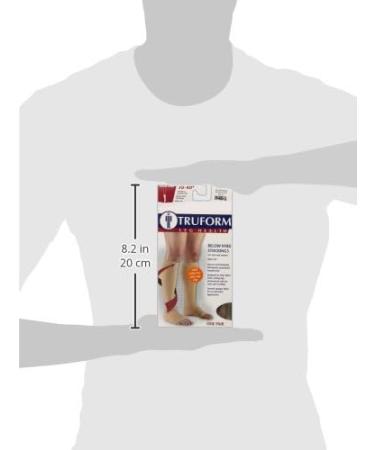 Buy Truform 30-40 mmHg Compression Stockings for Men & Women | Knee High Open Toe Dot-Top | 3X-Large Pack of 3 - International Shipping Available - Buy Online on GoSupps.com