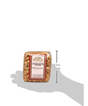 Bergin Cashews Roasted & Salted - 16 oz (454 g) | Premium Snack Nuts - Buy Online on GoSupps.com