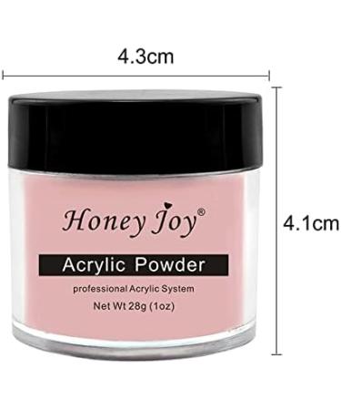 Acrylic Nail French Manicure Powder - 28g/box Professional White Clear Black Nude for Nail Extension - HJ-NAP016 (Clear Pink) - Acrylic Nail System - Buy Online on GoSupps.com