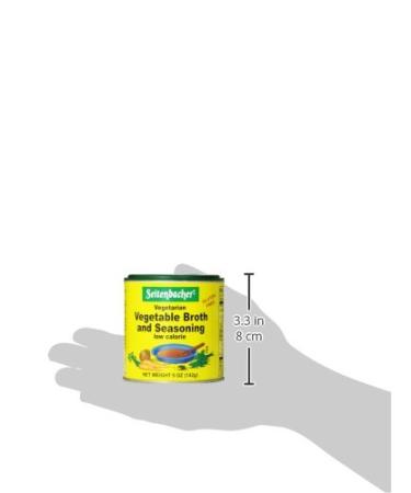 Seitenbacher Vegetarian Vegetable Broth and Seasoning 5oz Cans - Pack of 6 - Buy Online on GoSupps.com
