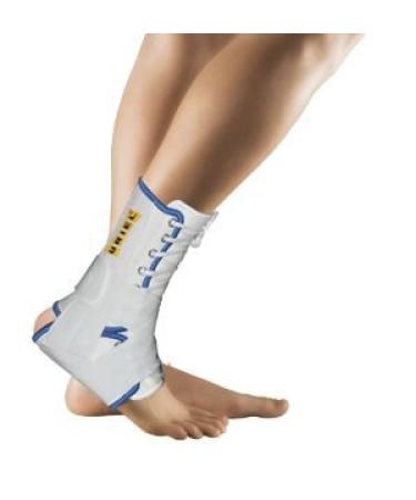 Ankle Brace with Bi-Lateral Buttresses Ideally for Basketball Player and Other Sportsman Or Fracture & After Plaster-Cast Removal Xtra Large by Uriel