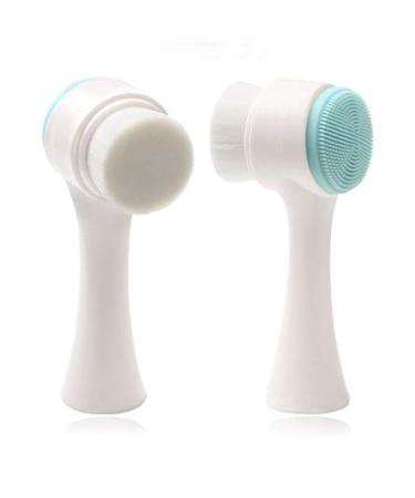 WOIWO Soft Hair Standing Double Face Brush - Gentle Hand Cleansing Brush for Radiant Skin | International Shipping Available - Buy Online on GoSupps.com