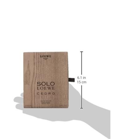 SOLO LOEWE CEDRO edt vapo 100 ml Wood 3.4 Fl Oz (Pack of 1) - Buy Online on GoSupps.com