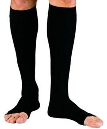 Buy Women s Zip Compression Toe Socks - Open Toe Slim Stockings for Leg Support | Black Size M - Buy Online on GoSupps.com