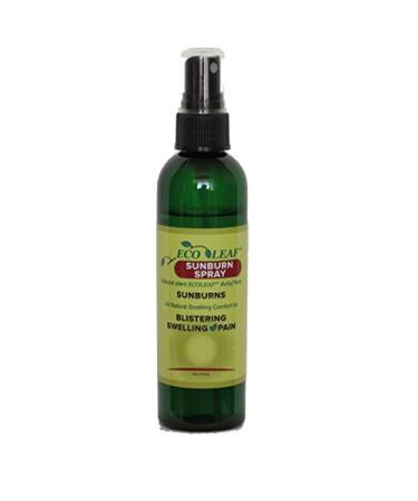 ECOLEAF Natural Sunburn Spray | Made in The USA with Organic Plant Extracts & Oils | Symptomatic Sun Burn Relief