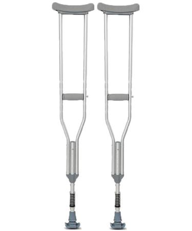 Crutches for Adults Underarm Underarm Crutches for Adjustable Crutches 1 Pair underarms Crutches Lightweight Elderly Adults Height- Adjustable Walking Sticks Anti-Skid Walking Medical rehabilitat