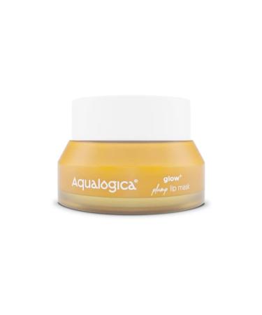 Glow+ Plump Lip Mask with Papaya and Shea Butter | Lip Balm Hydrates Chapped Lips | Gives Bright & Luscious Lips | 15 g