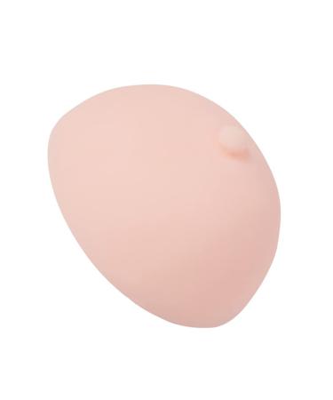 DOITOOL Practice Skin Silicone Fake Boobs Pink 3D Breast Forms Simulated Breast Tattoo Mold Skin Tattoo Accessory 1PC