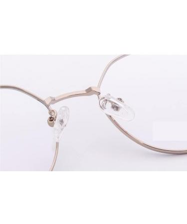 PARWANA Designer Eyewear Reading Glasses | Anti Eye Strain Computer Readers for Men & Women | Stylish Black & Rose Gold Round Flat Light Mirror +200 - Buy Online on GoSupps.com