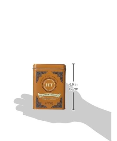 Harney and Sons Decaf Hot Cinnamon Flavored Black Tea - 20 Sachets, 1.4oz Tin - Buy Online on GoSupps.com