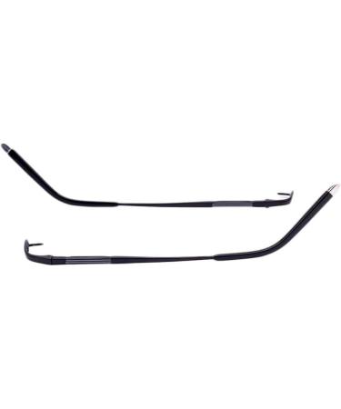 Deebow Glasses spare bar eyewear leg 1 pair of glasses replacement bars Poor metal glasses repair parts Iron for inlet-stranded glasses black
